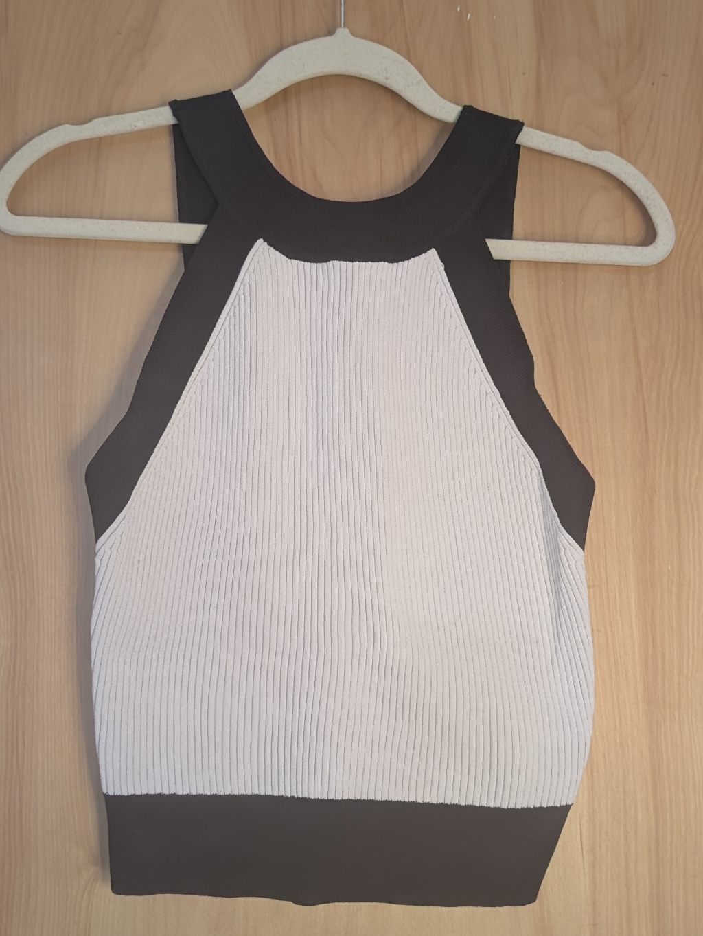 3.1 Phillip Lim Black And White Knit Tank Top Size L